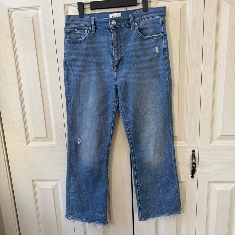 Pistola High Rise Cropped Straight Leg Jeans Women’s Size 30